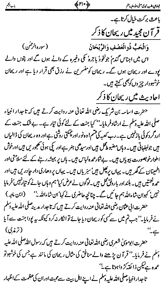 www.algillani.com تاجدار مدینہ کی مفرداؤں کا ذکر