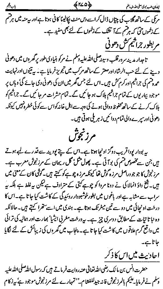 www.algillani.com تاجدار مدینہ کی مفرداؤں کا ذکر